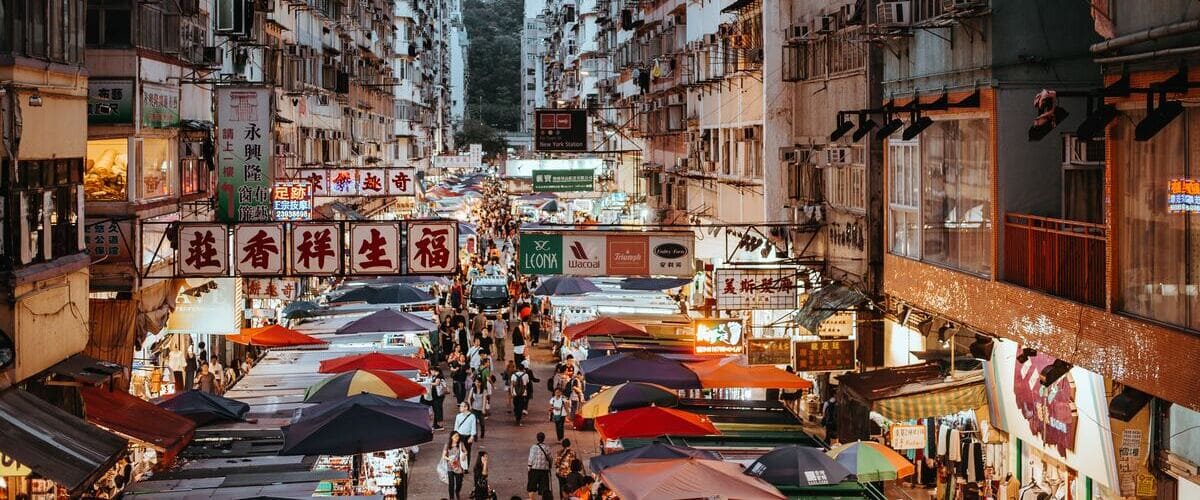 Markt in Hong Kong