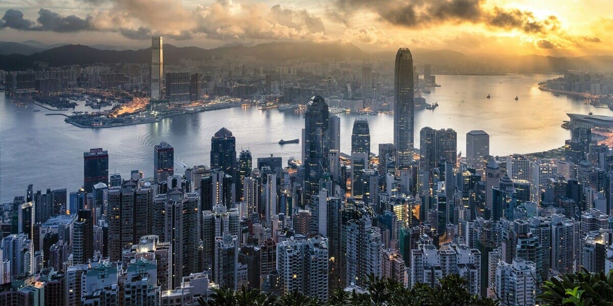 Skyline von Hongkong