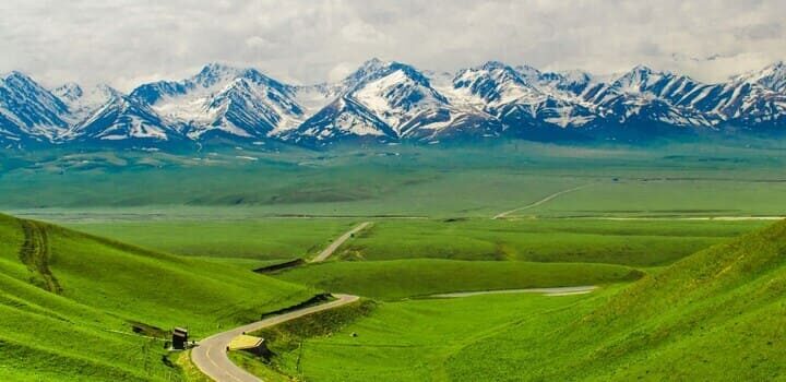 Die Provinz Xinjiang in Nordwestchina