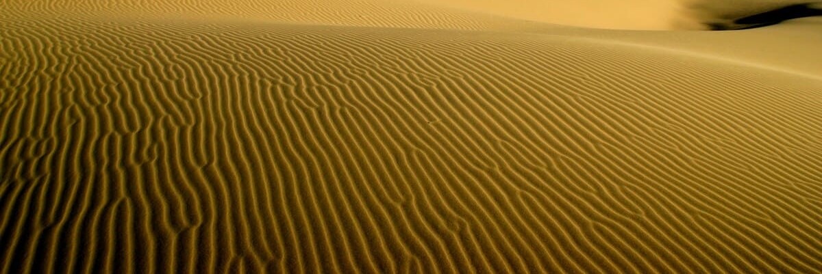 Die Wüste Gobi in Baotou