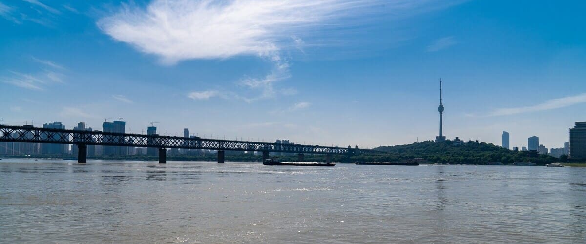 Jangtsekiang (Yangtse) in Wuhan